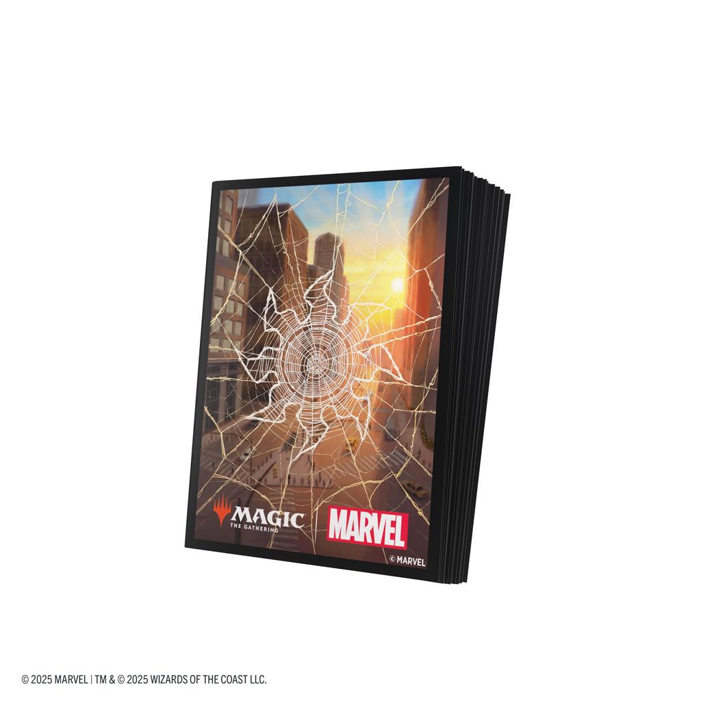 Magic: The Gathering | Marvel's Spider-Man Premium Art Sleeves - Spider-Man Plains