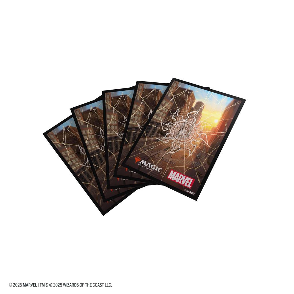 Magic: The Gathering | Marvel's Spider-Man Premium Art Sleeves - Spider-Man Plains