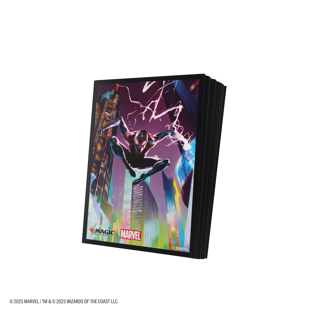 Magic: The Gathering | Marvel's Spider-Man Premium Art Sleeves - Spider-Man Miles Morales