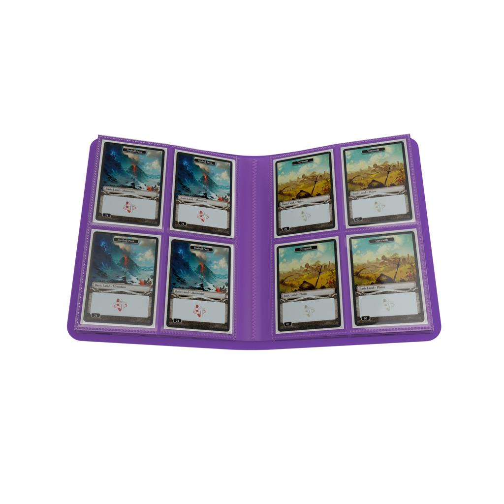 Gamegenic : Portfolio Casual Album 8-pocket Purple