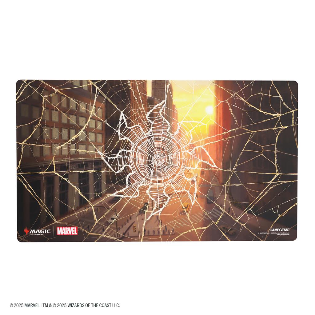 Magic: The Gathering | Marvel's Spider-Man Shiny Playmat - Spider-Man Plains