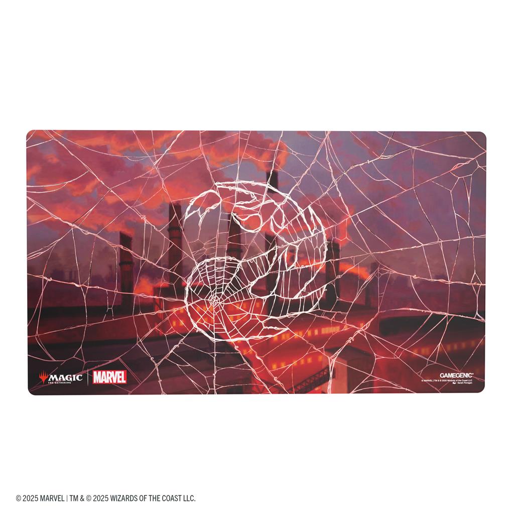 Magic: The Gathering | Marvel's Spider-Man Shiny Playmat - Spider-Man Mountain
