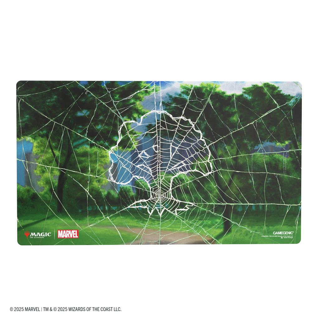 Magic: The Gathering | Marvel's Spider-Man Shiny Playmat - Spider-Man Forest
