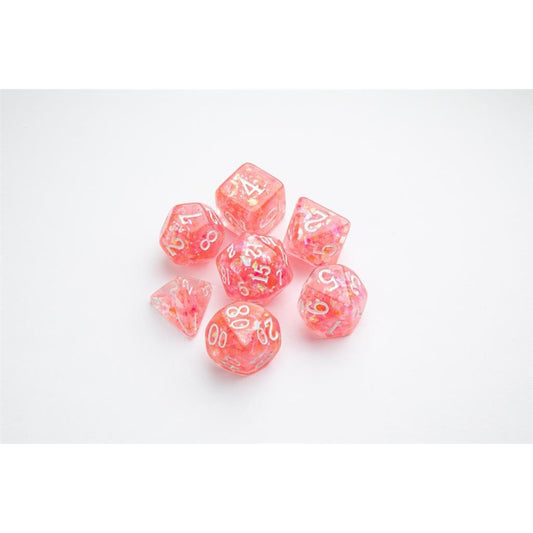 DICE CANDY-LIKE SERIES PEACH RPG DICE SET 7PCS