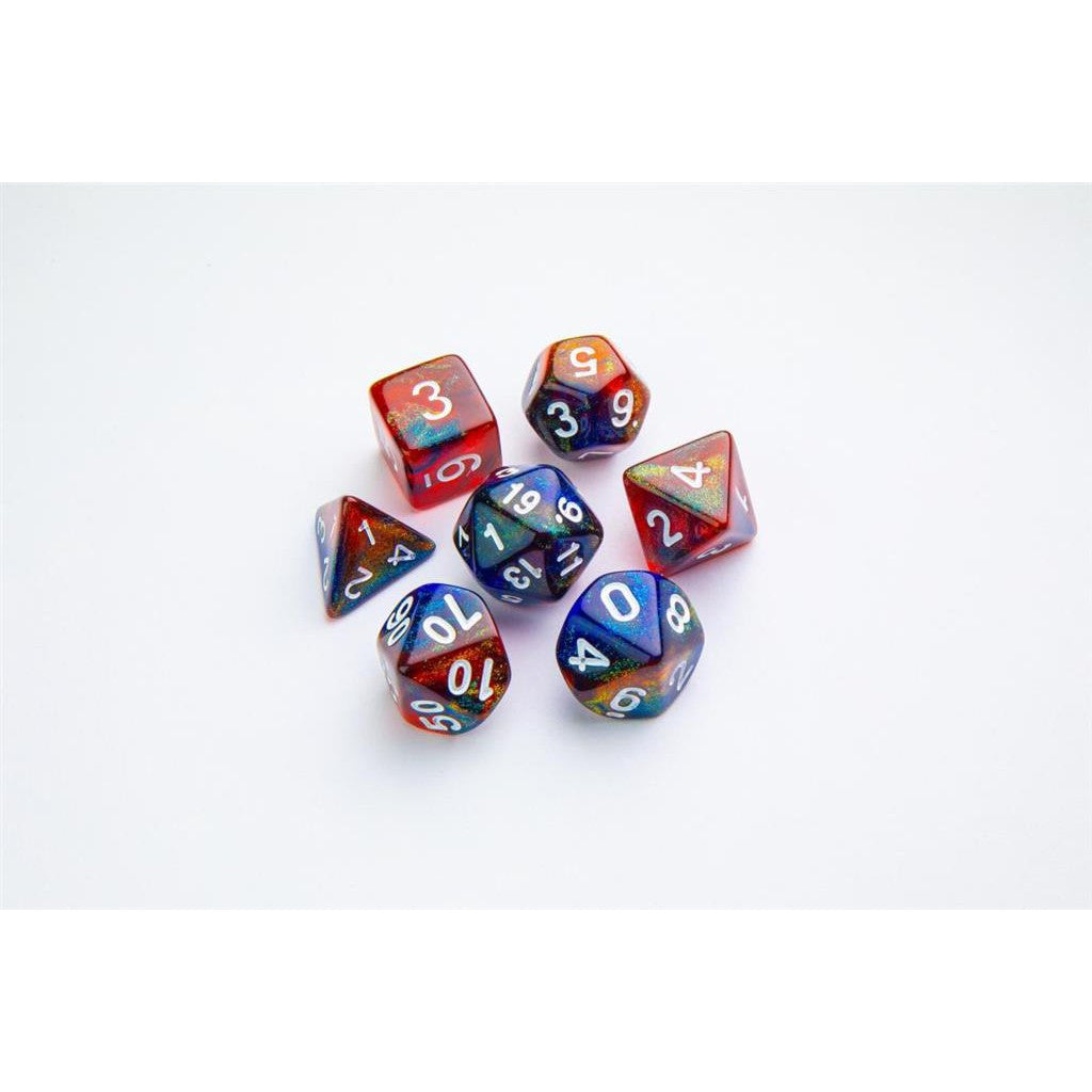 DICE GALAXY SERIES MARS RPG DICE SET 7PCS