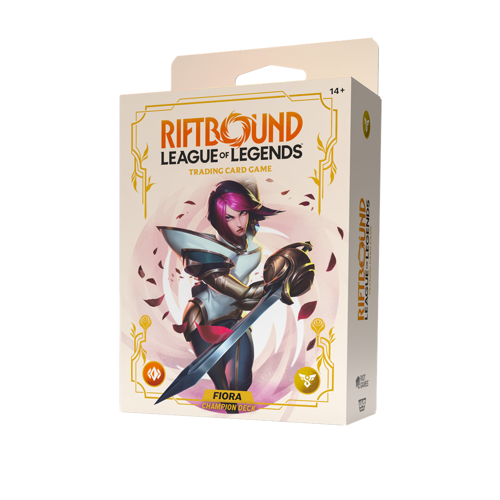 Riftbound TCG - League of Legends Spiritedforged Champion Deck : Fiora
