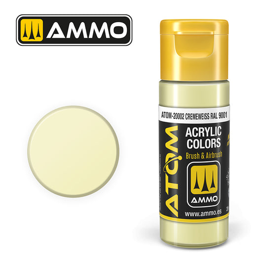 Ammo - Mig : Atom - Cremeweiss RAL 9001 20 ML