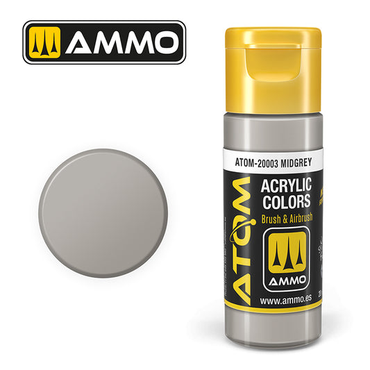 Ammo - Mig : Atom - Midgrey 20 ML