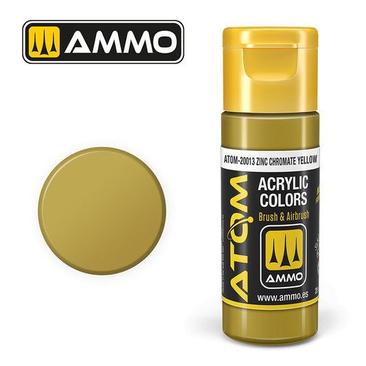 Ammo - Mig : Atom - Zinc Chromate Yellow 20 ML