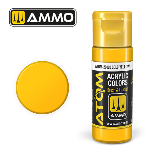 Ammo - Mig : Atom - Gold Yellow 20ML