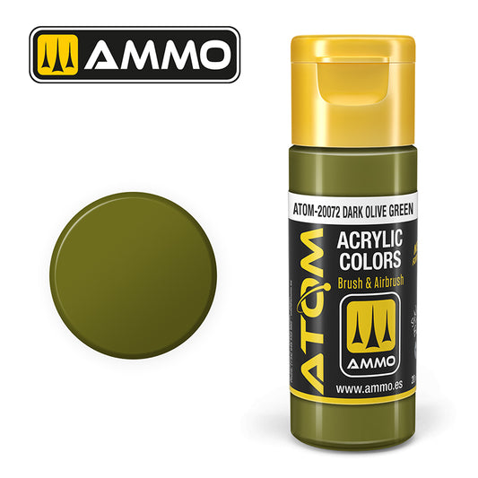 Ammo - Mig : Atom - Dark Olive Green 20ML