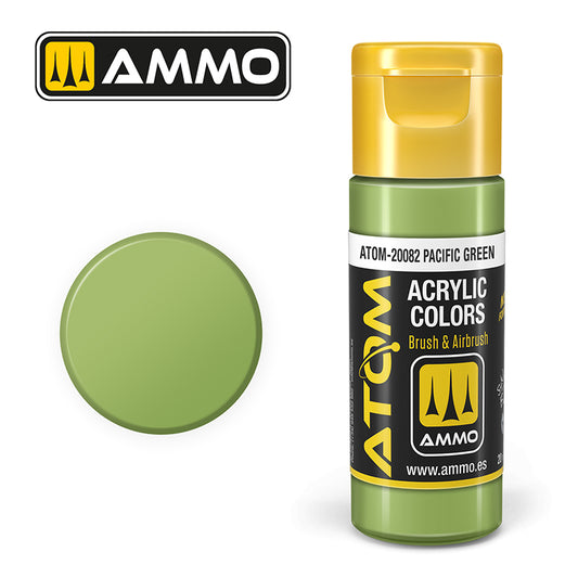Ammo - Mig : Atom - Pacific Green 20ML