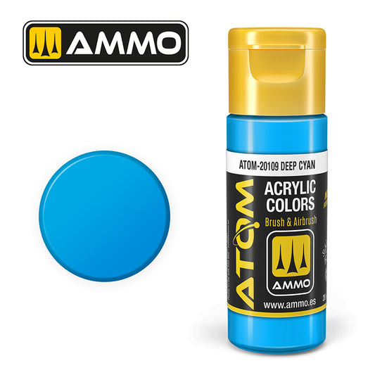 Ammo - Mig : Atom - Deep Cyan 20ML