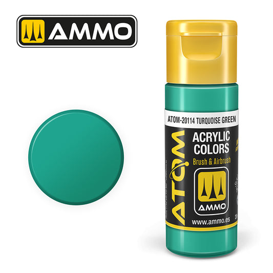 Ammo - Mig : Atom - Turquoise Green 20ML