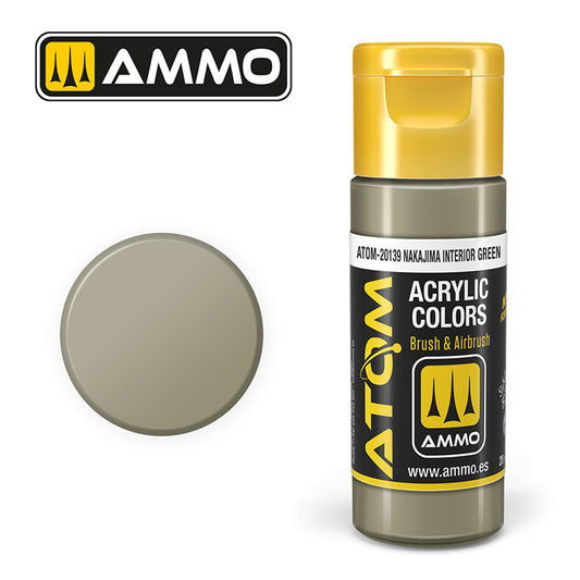 Ammo - Mig : Atom - Nakajima Interior Green 20ML
