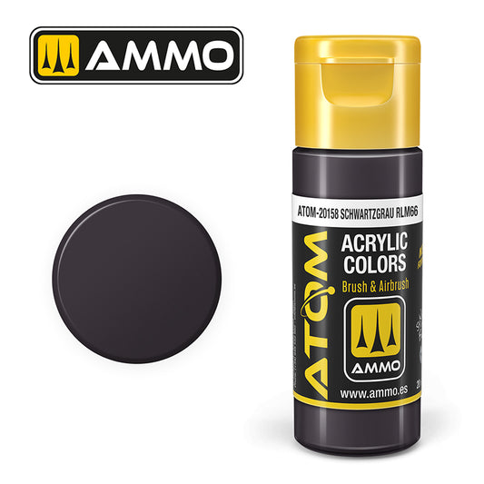 Ammo - Mig : Atom - Schwartzgrau RLM66 20ML
