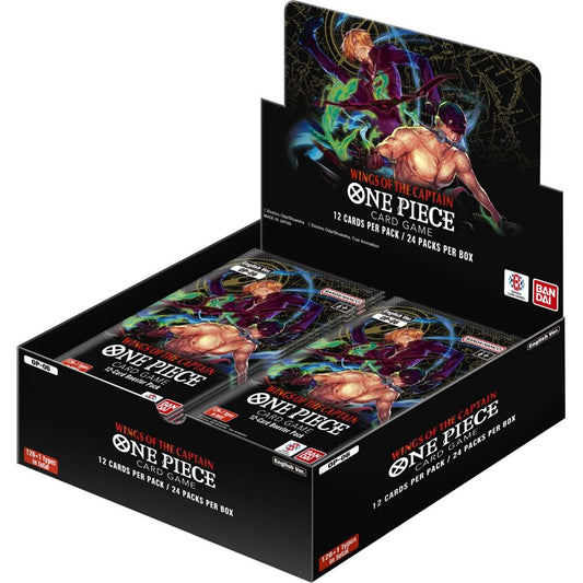 One Piece Card Game: Wings Of The Captain Boosterbox (24 packs )