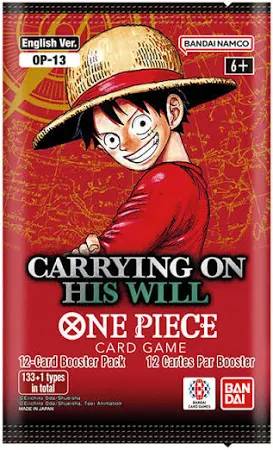 One Piece Card Game : OP-13 Carrying on his Will boosterpack
