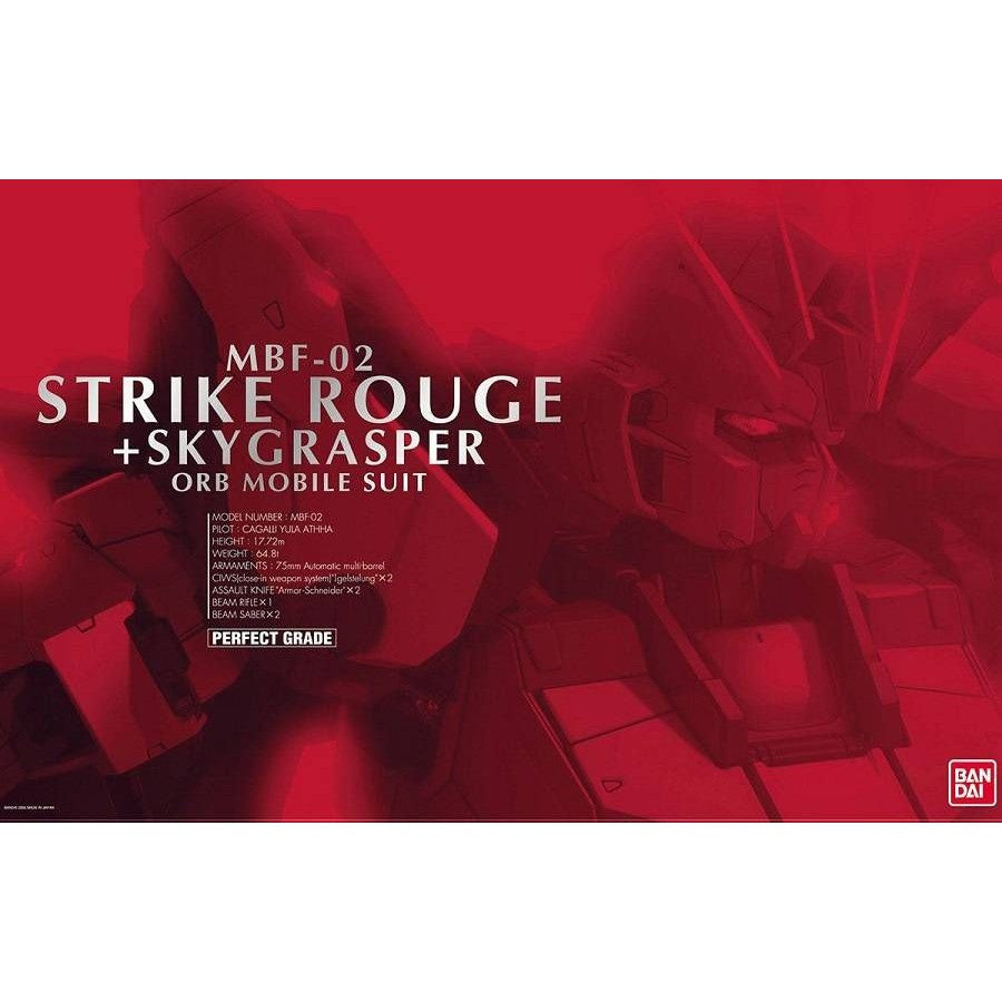 MBF-02+AQM/E-X01 Aile Strike Rouge + FX-550 Skygrasper PG 1/60