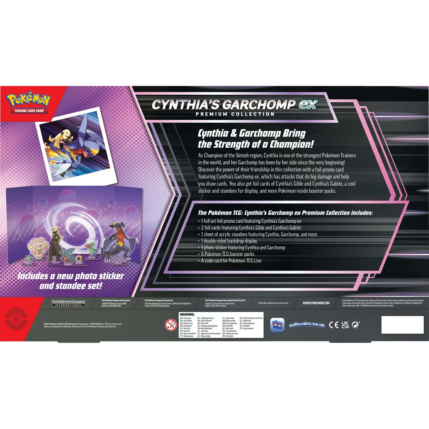 Pokemon - Cynthia's Garchomp EX Premium Collection