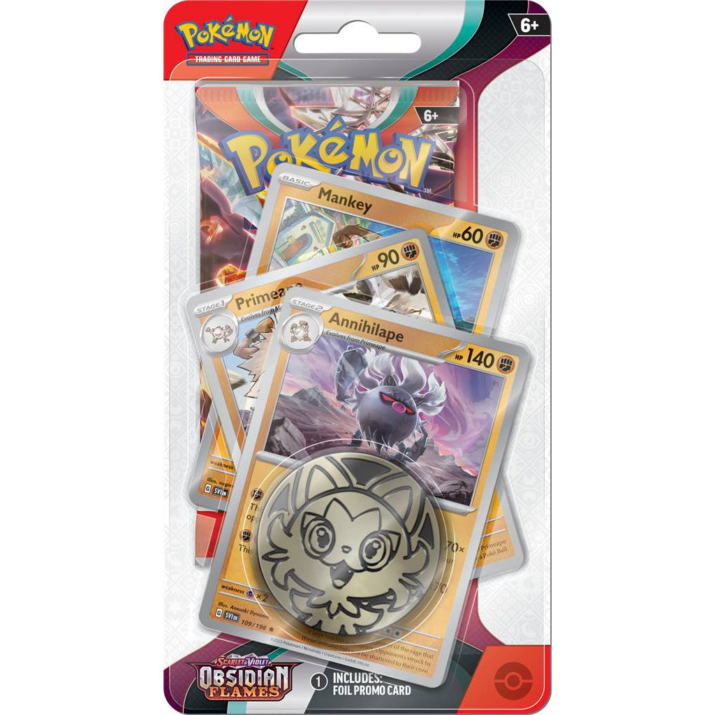 Pokemon TCG : Scarlet & Violet - Obsidian Flames ( Checklane Blister Annihilape )