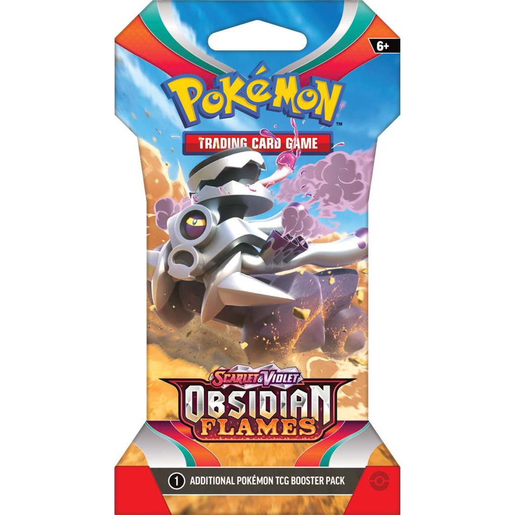 Pokemon TCG : Scarlet & Violet - Obsidian Flames ( Sleeved Pack )