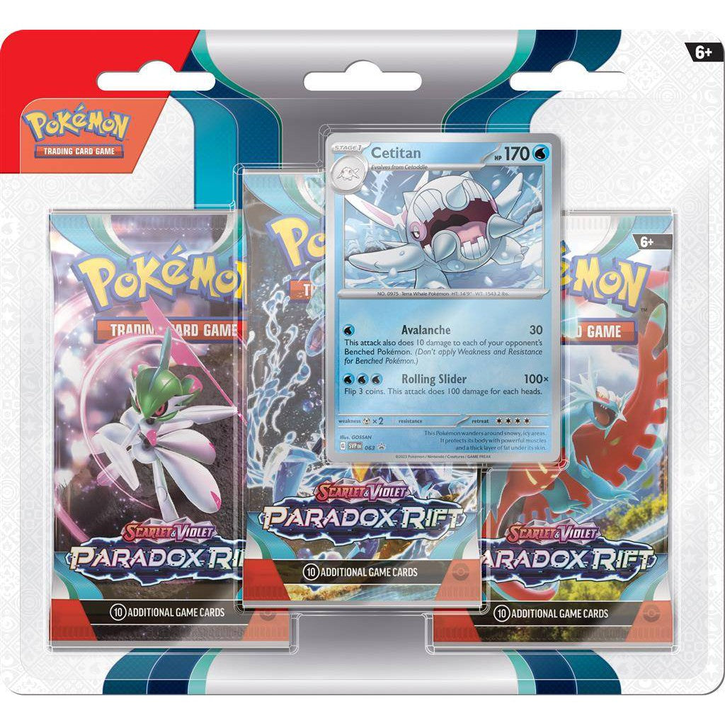 Pokemon TCG : Scarlet & Violet Paradox Rift Triple Pack