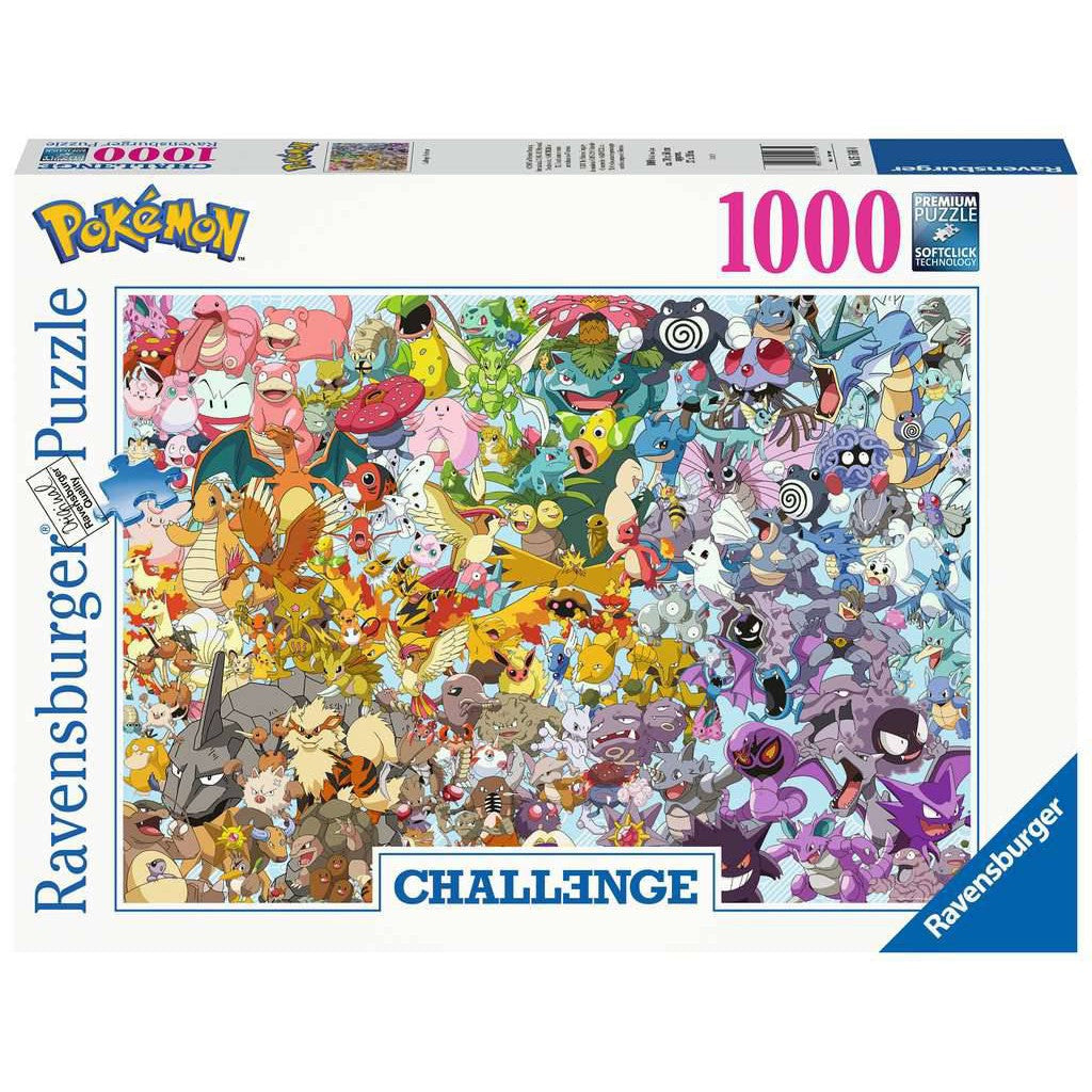 Ravensburger Pokemon Challenge puzzle (1000pc)