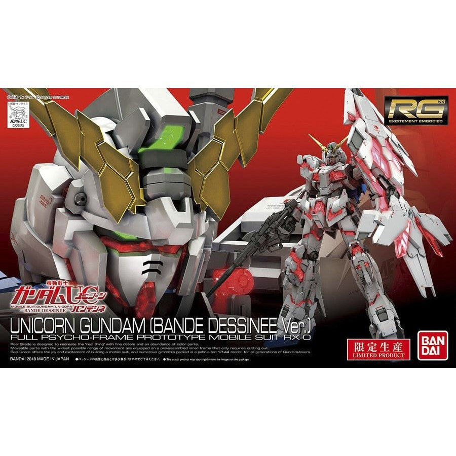 RX-0 Unicorn Gundam (Bande Dessinee Ver.) RG 1/144