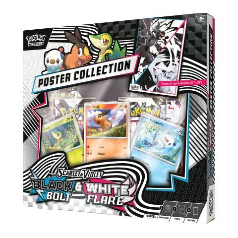 Pokemon TCG : Scarlet & Violet - Black Bolt & White Flare Poster Collection