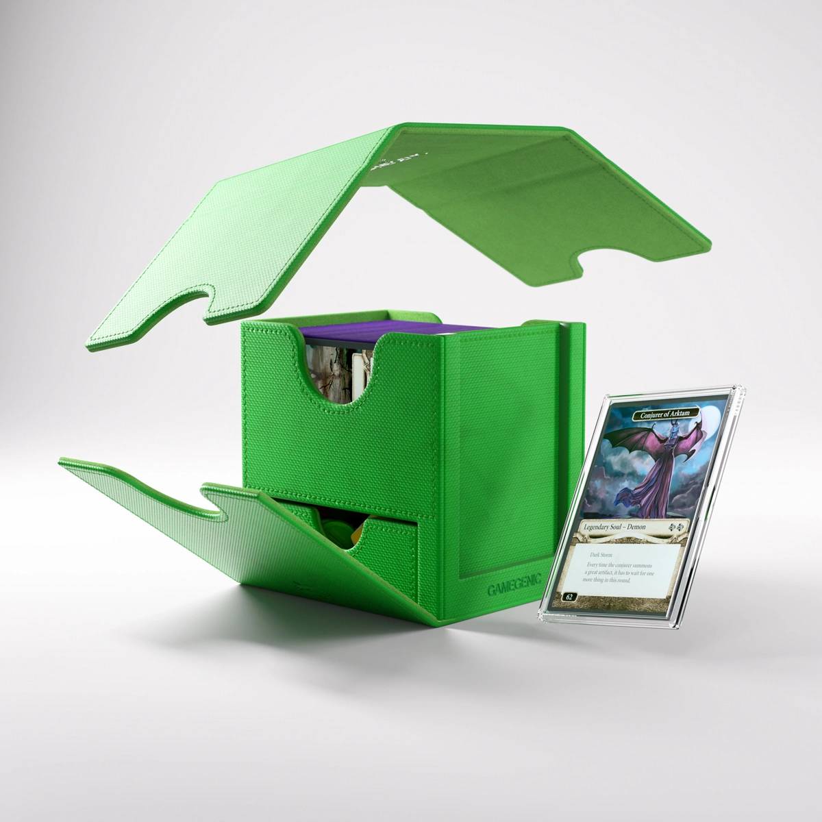 Gamegenic : Deckbox Sidekick Pro 100+ XL Convertable Green