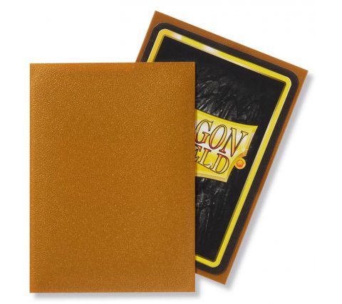 Dragon Shield sleeves Matte (100) - Gold