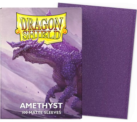 Dragon Shield - Sleeves Matte: Amethyst (100 stuks) Dragon Shield