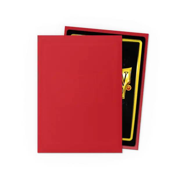 Dragon Shield sleeves Matte (100) - Crimson