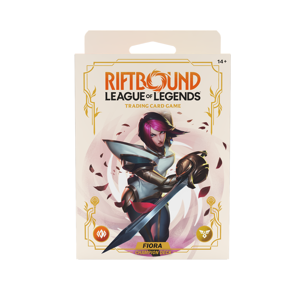 Riftbound TCG - League of Legends Spiritedforged Champion Deck : Fiora