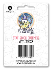 Stat Block Cute Sticker
