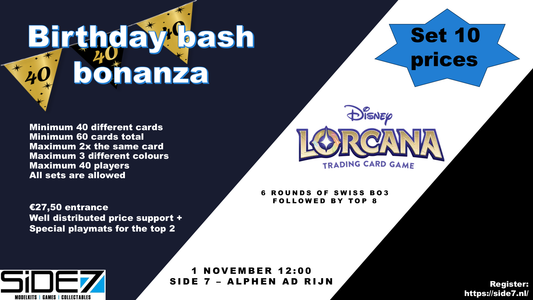 Lorcana MisterT Brithdaybash Bonanza Saturday 1st of November