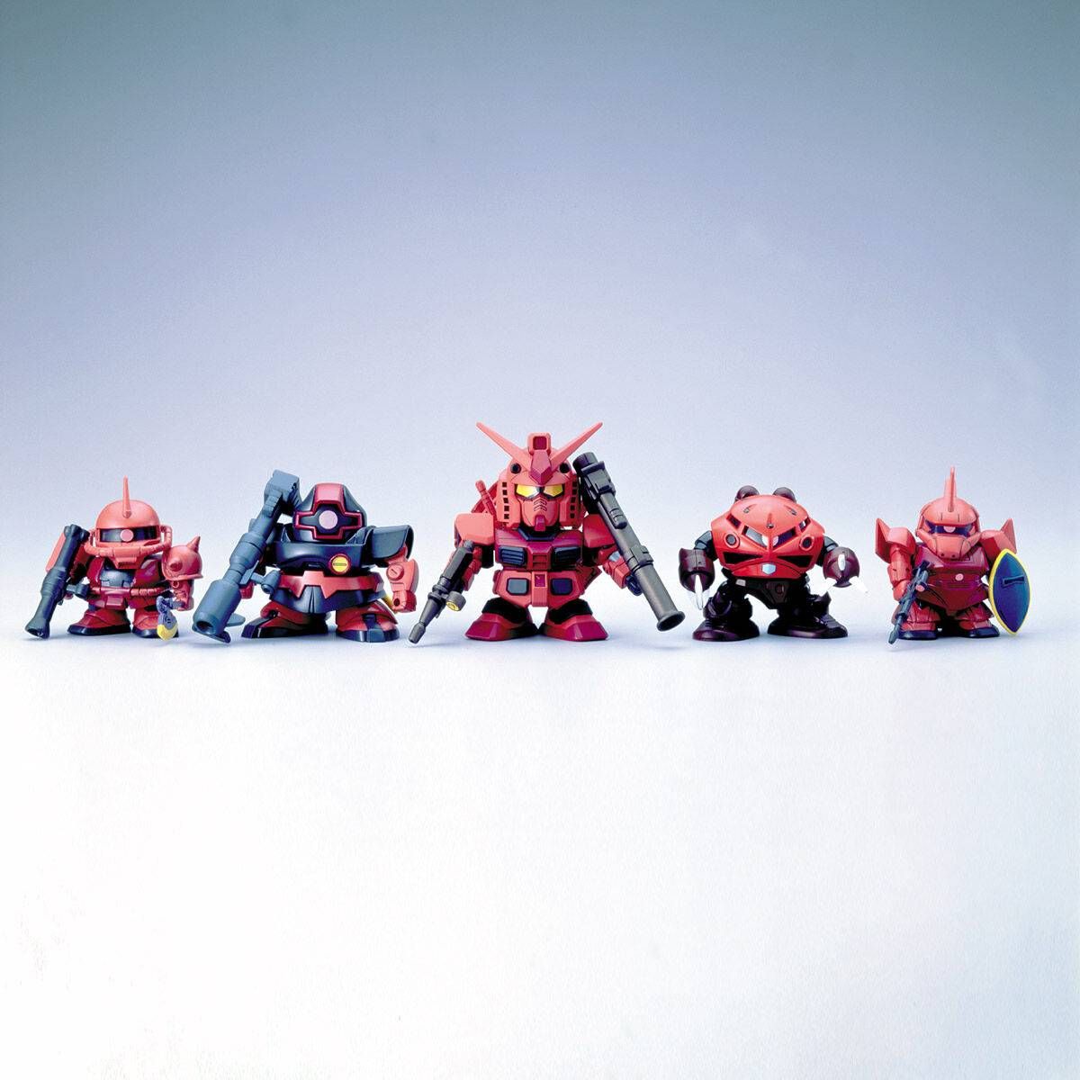 SD BB Senshi : Char's Customize Mobile Suit Collection Set