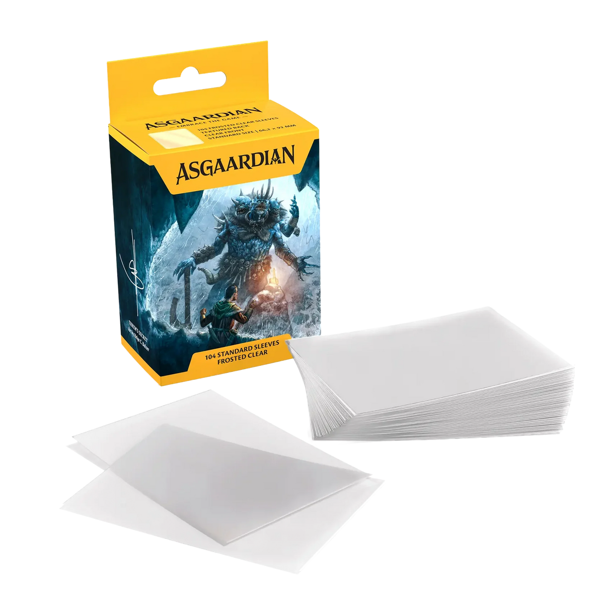 Asgaardian Standard Sleeves - Frosted Clear