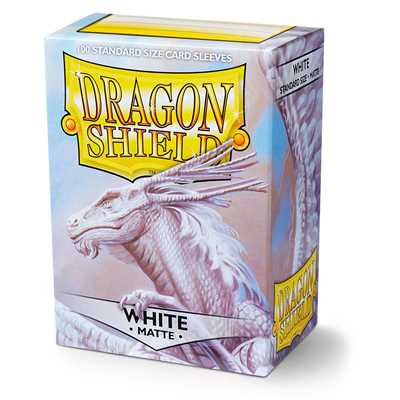 Dragon Shield sleeves Matte (100) - White