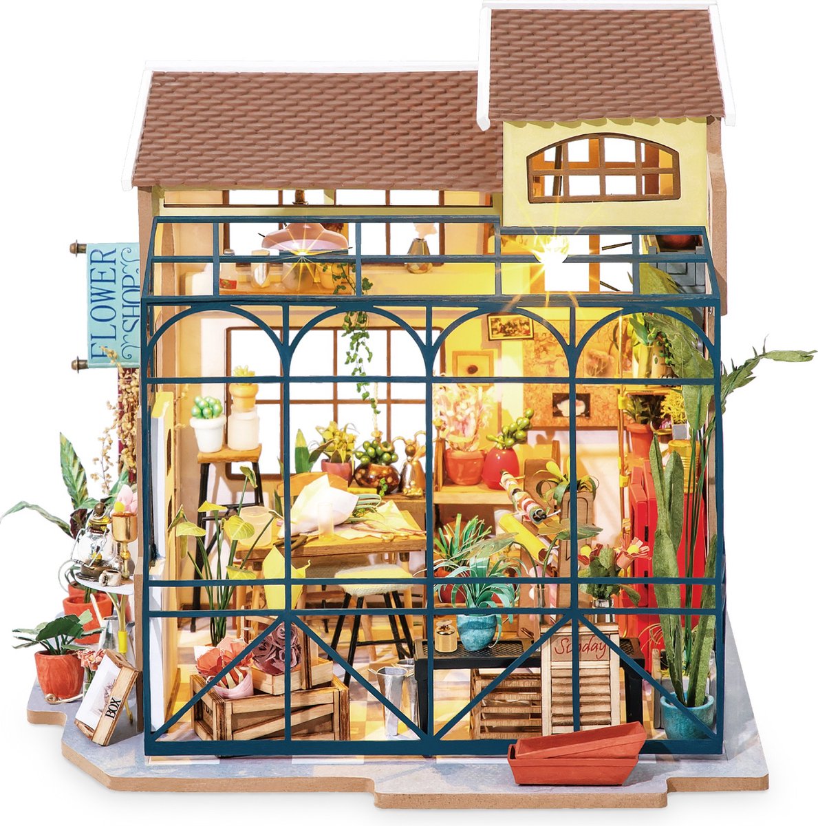 Robotime : DIY Miniature House - DG145 Emily's Flower Shop