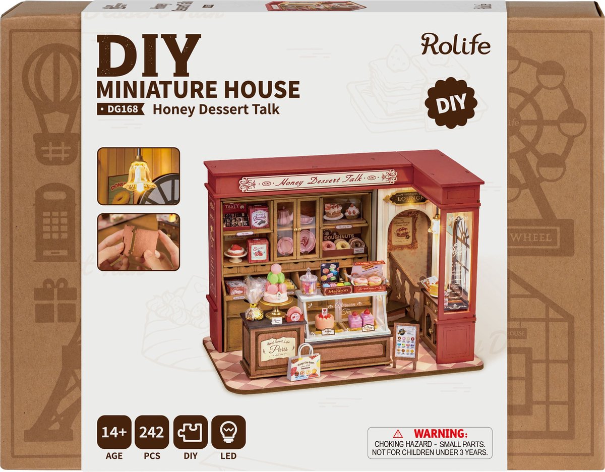 Robotime : DIY Miniature House - DG168 Honey Dessert Talk