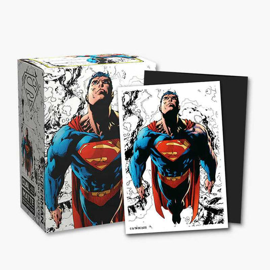 Dragon Shield Dual Matte art (100) - Superman series: Superman Core (Full Color Variant)