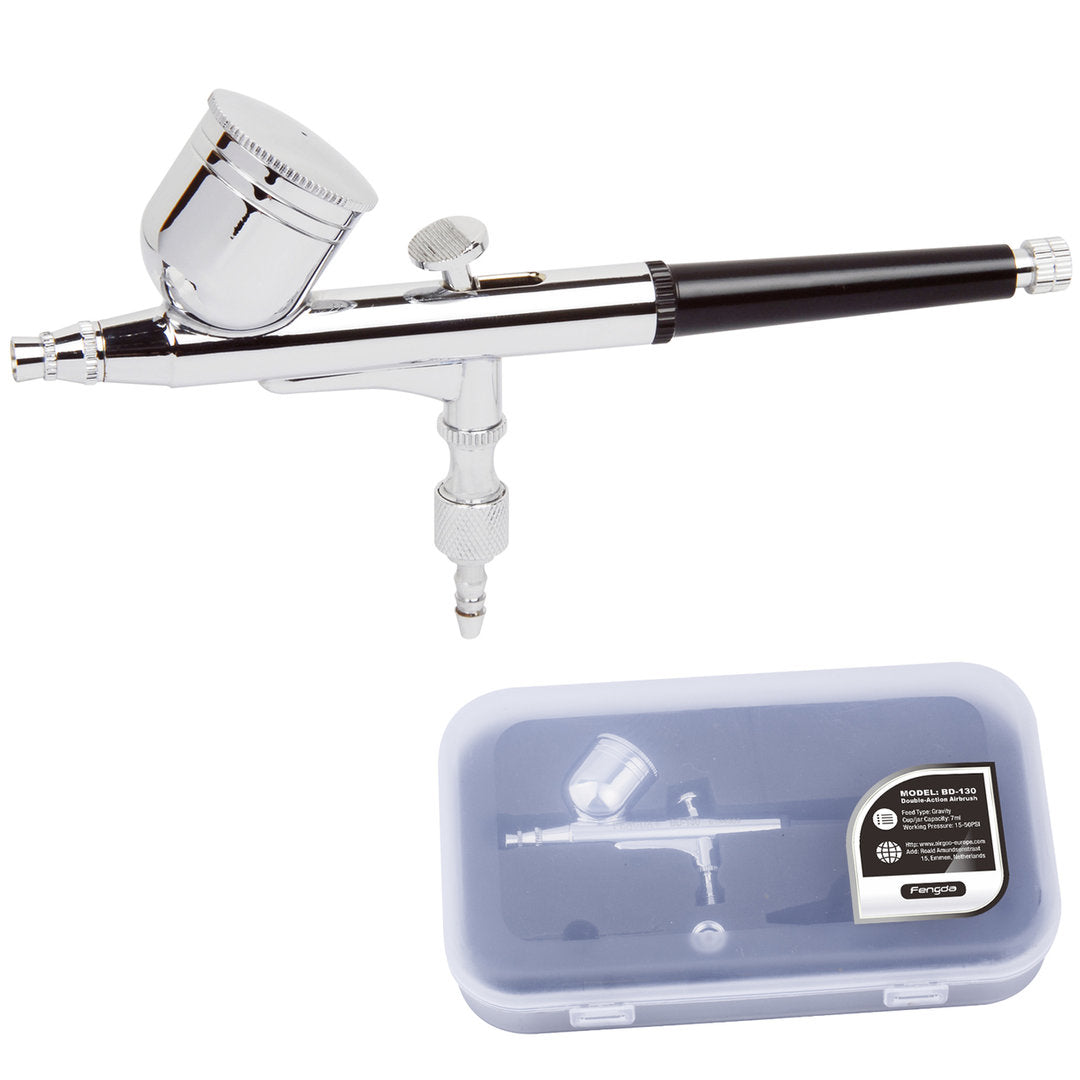 Fengda - BD-130 : Dual Action Gravity Feed Airbrush 0,3 mm Nozzle