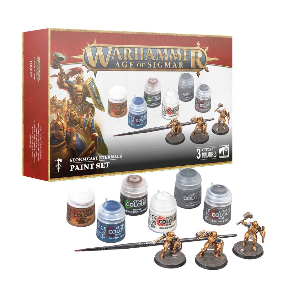 Games Workshop - Warhammer Age of Sigmar : Stormcast Eternals - Paint Set (2024)