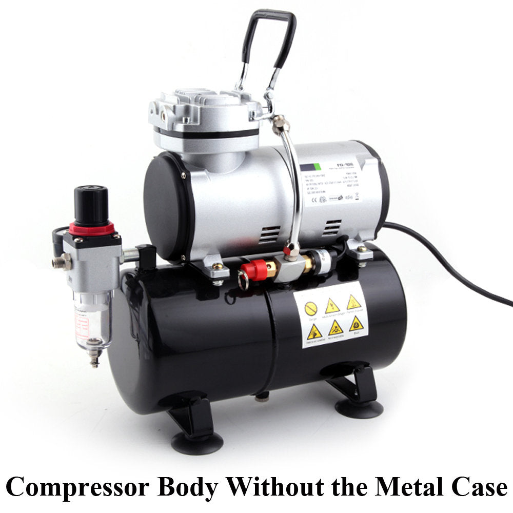 Fengda - AS-186A : Oilless Mini Compressor with Air Tank.