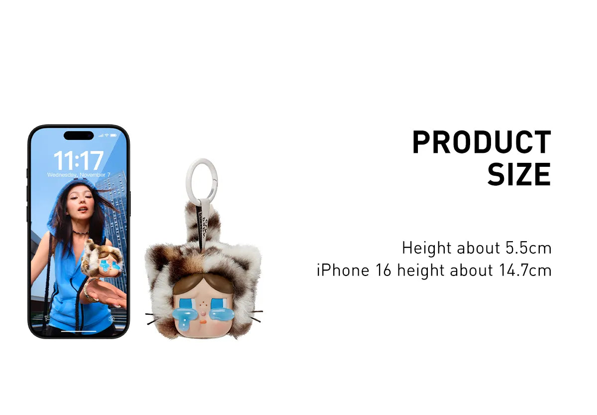 Popmart - CRYBABY Wild but Cutie Series - Vinyl Plush Pendant Blind Box