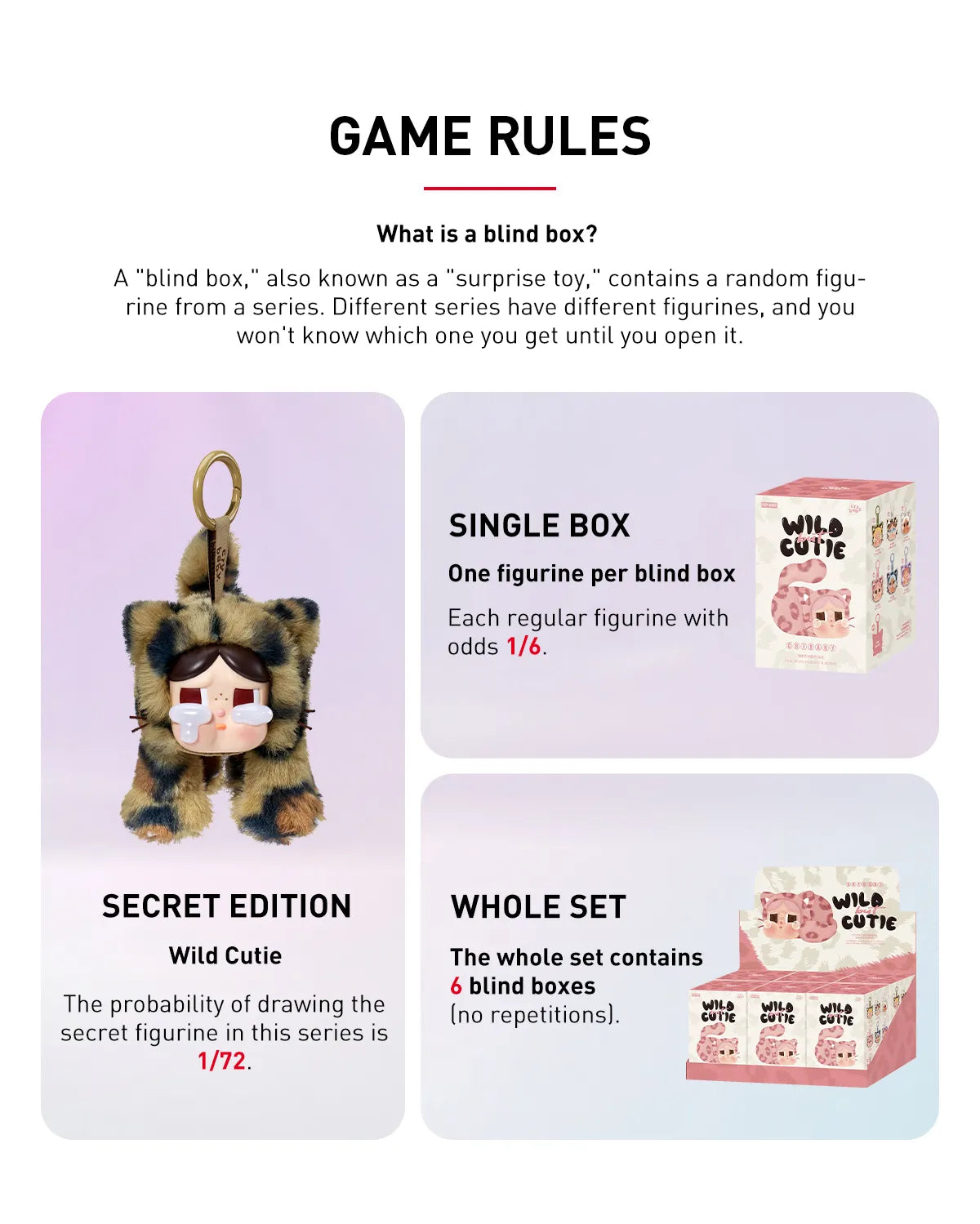 Popmart - CRYBABY Wild but Cutie Series - Vinyl Plush Pendant Blind Box