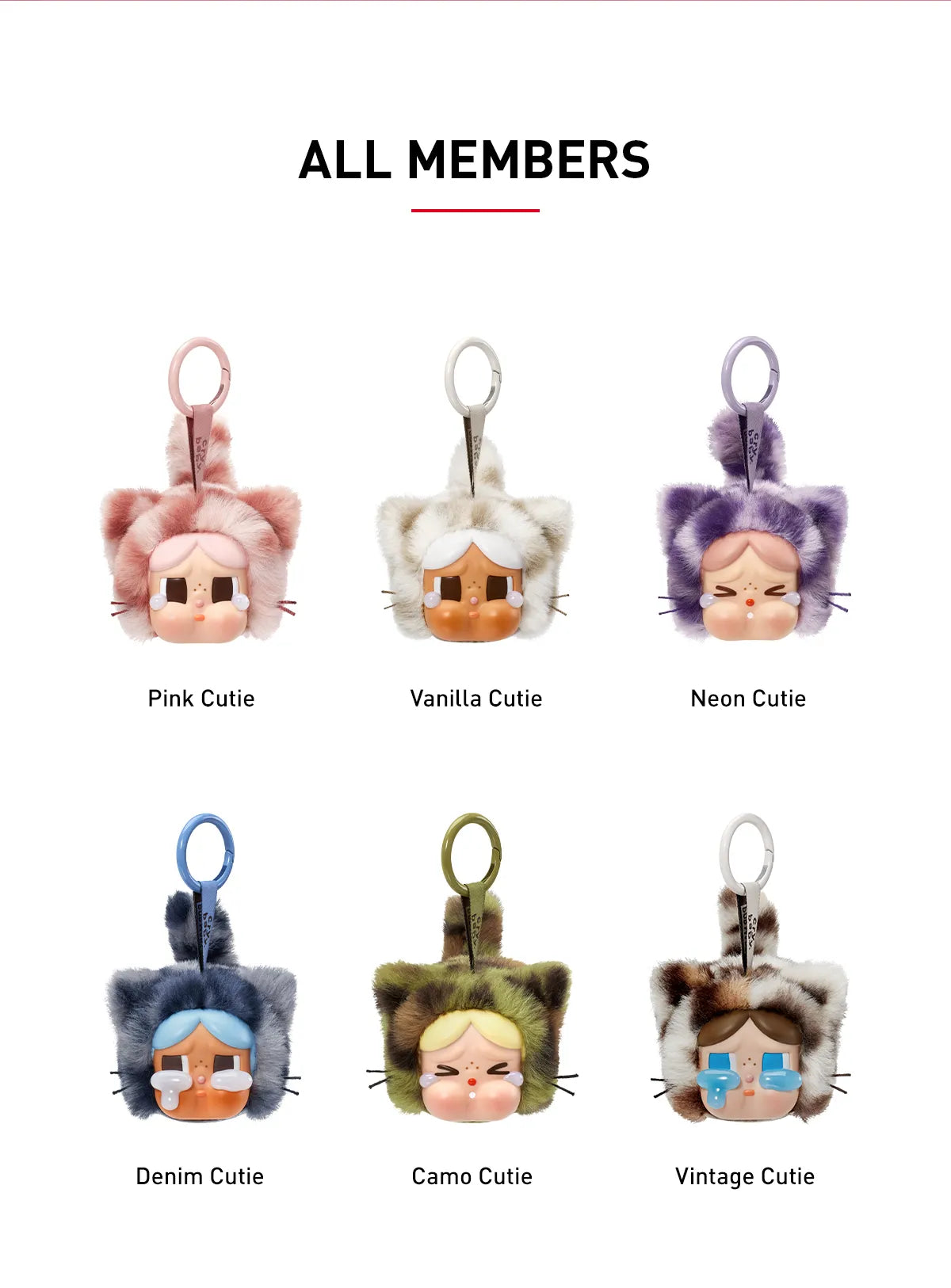 Popmart - CRYBABY Wild but Cutie Series - Vinyl Plush Pendant Blind Box