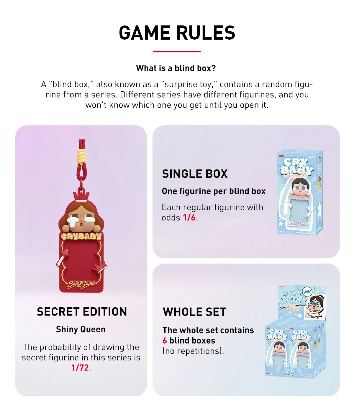 Popmart - CRYBABY SHINY SHINY SERIES-Card Holder